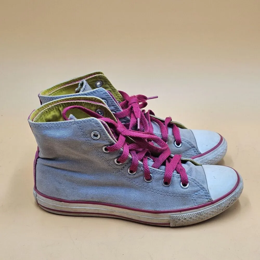 Converse Chuck Taylor All Star 2 Fold Hi Top Lucky Stone Grey Sneakers Junior 4